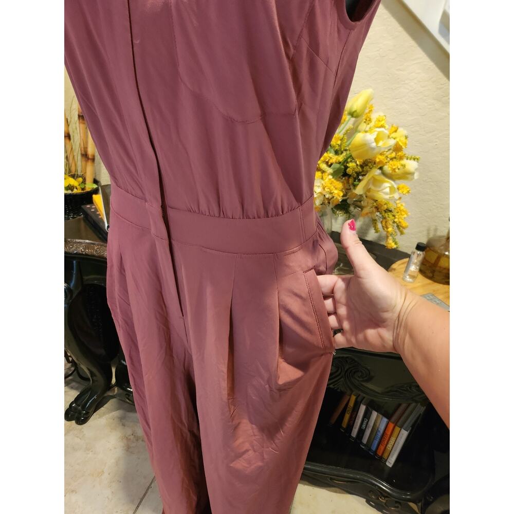 Athleta Brooklyn Heights wide-leg jumpsuit size 6 - Picture 4 of 6